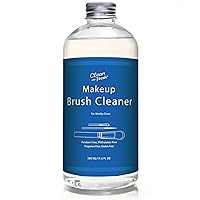 Vista 1 de Limpiador de brochas de maquillaje de 17.6 onzas líquidas para brochas, esponja y borla, champú limpiador de limpieza profunda