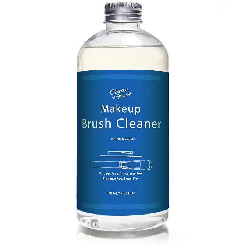 Clean-n-Fresh Limpador de Pincéis de Maquiagem para Pincéis, Esponjas e Esponjas de Aplicação, 520 mL