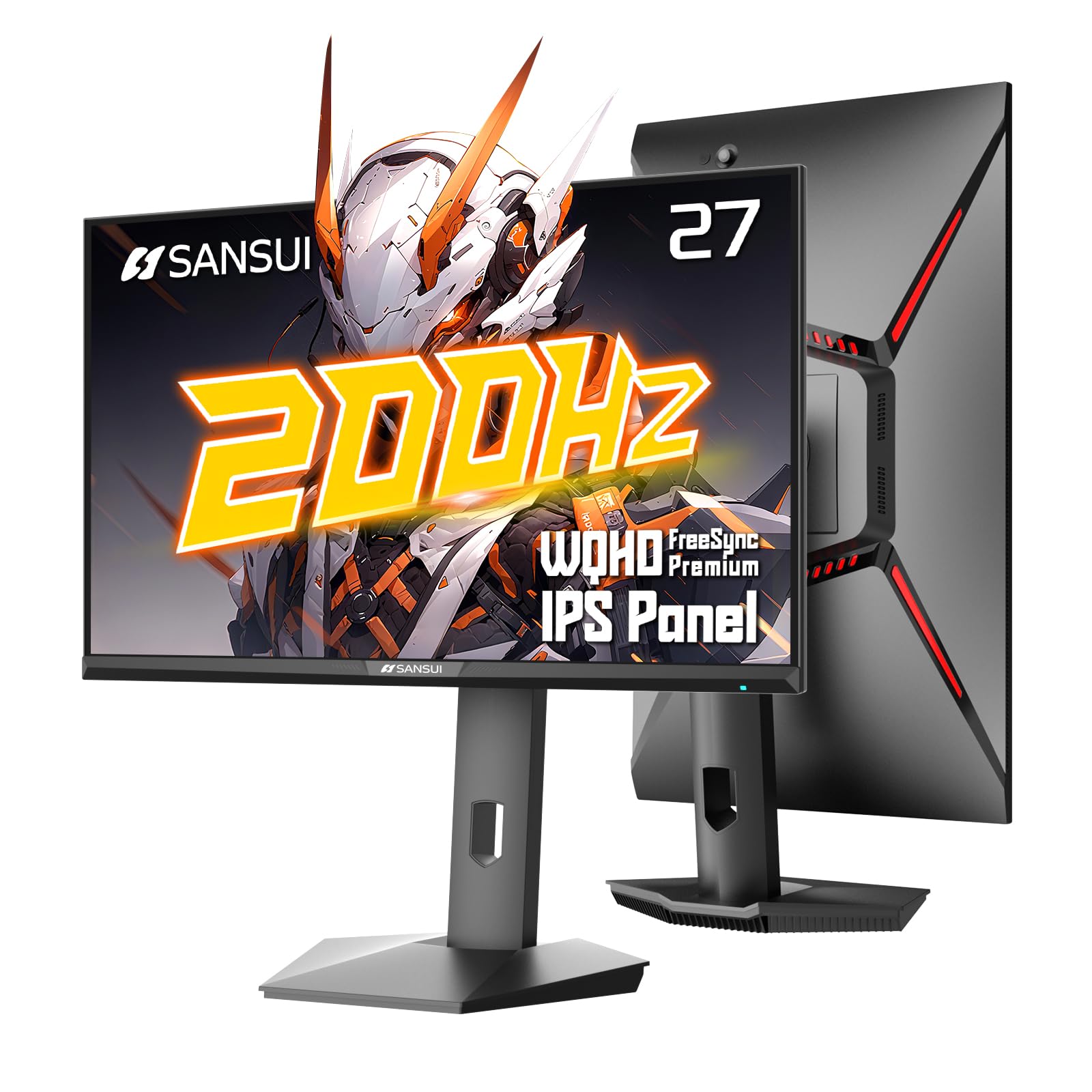 SANSUI 27 Inch 1440p Gaming Monitor