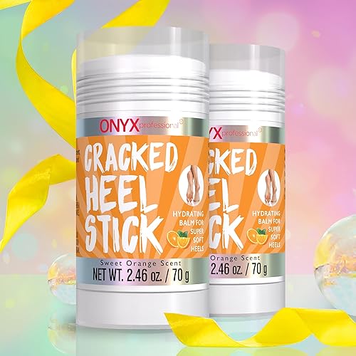 Miniatura 3 de Onyx Professional Bálsamo reparador de talón agrietado, aroma cítrico, 1 paquete  Talones secos agrietados tratamiento para pies agrietados, bálsamo