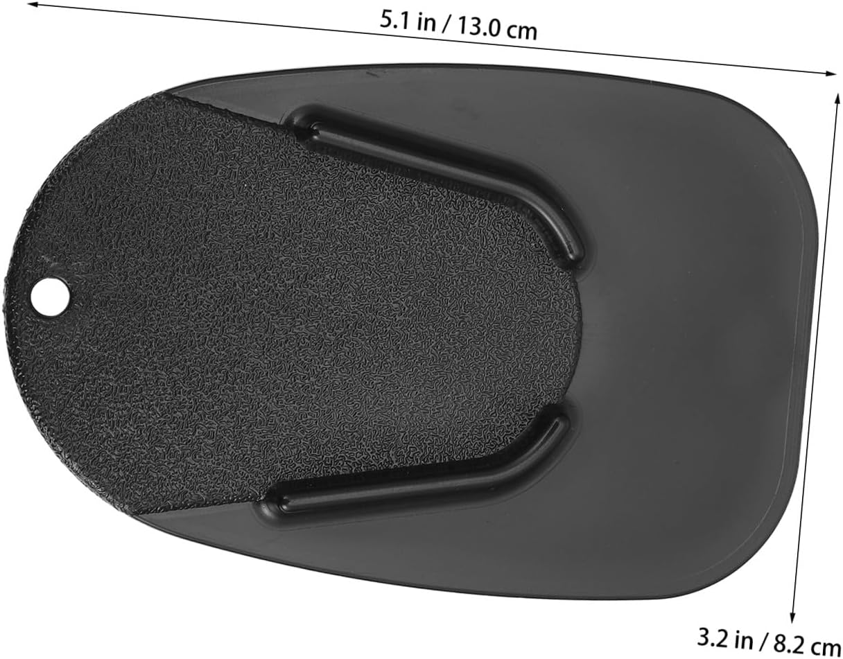Luxshiny 1pc Motorcycle Kickstand Support Pad Side Stand Extension for Off-road and Weather-resistant and Lightweight Design for Parking Various