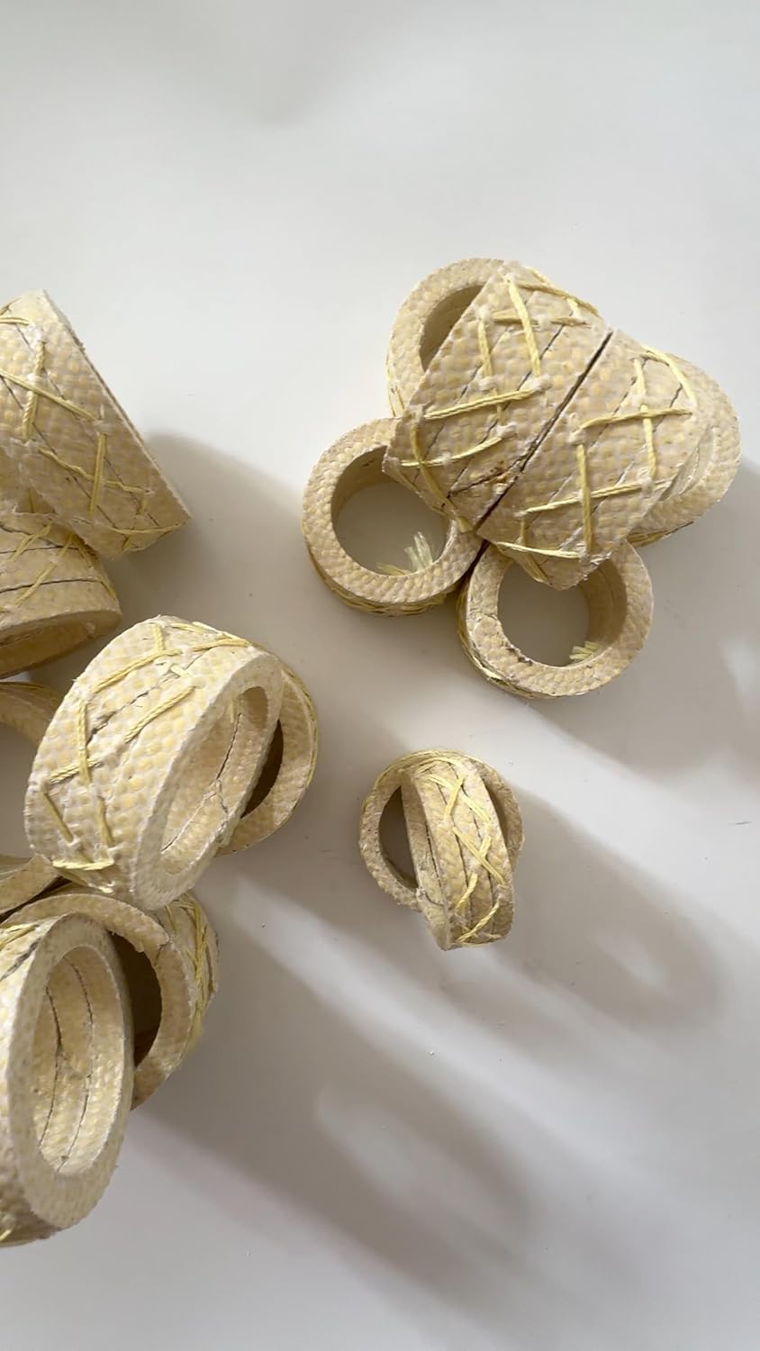 GemmySeal Aramid PTFE Gland Packing Seal Rope wear Resistance for Plunger Pump sea Pump stem 10Pcs OD95*ID75*10mmT
