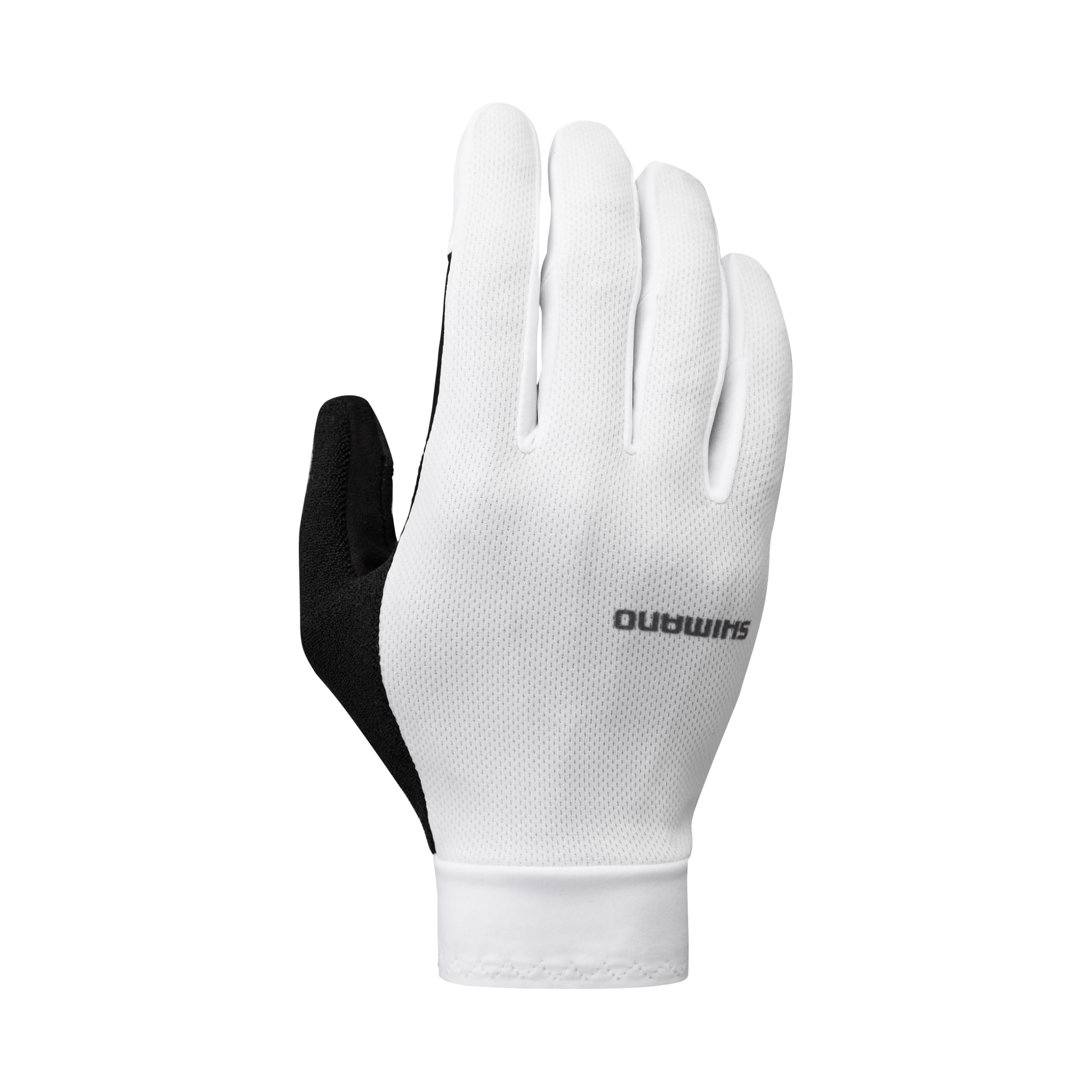 Gants vélo Shimano Explorer FF Gel blancs taille M pour cycliste