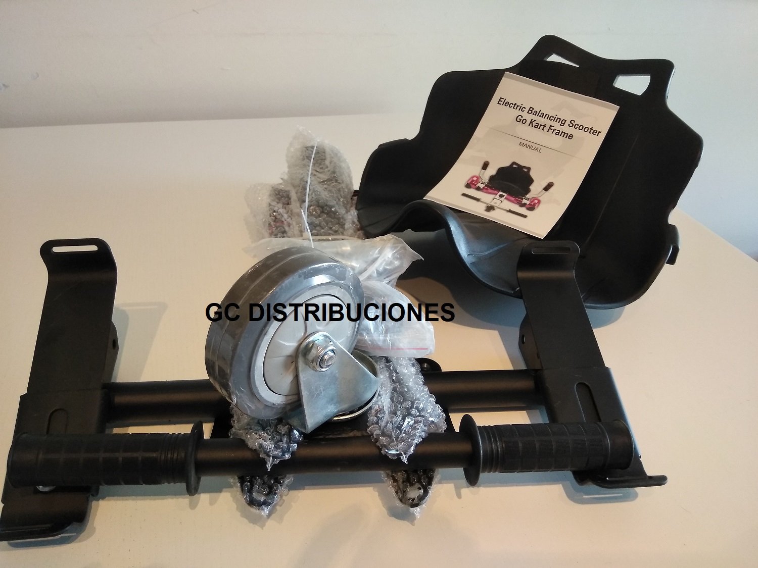 'hoverkart Sedile per Hoverboard Scooter elettrico hoverseat 6.5 "/8"/10 All Size modello 2018 (Nero) spedire 24hs/Península con Envio urgente