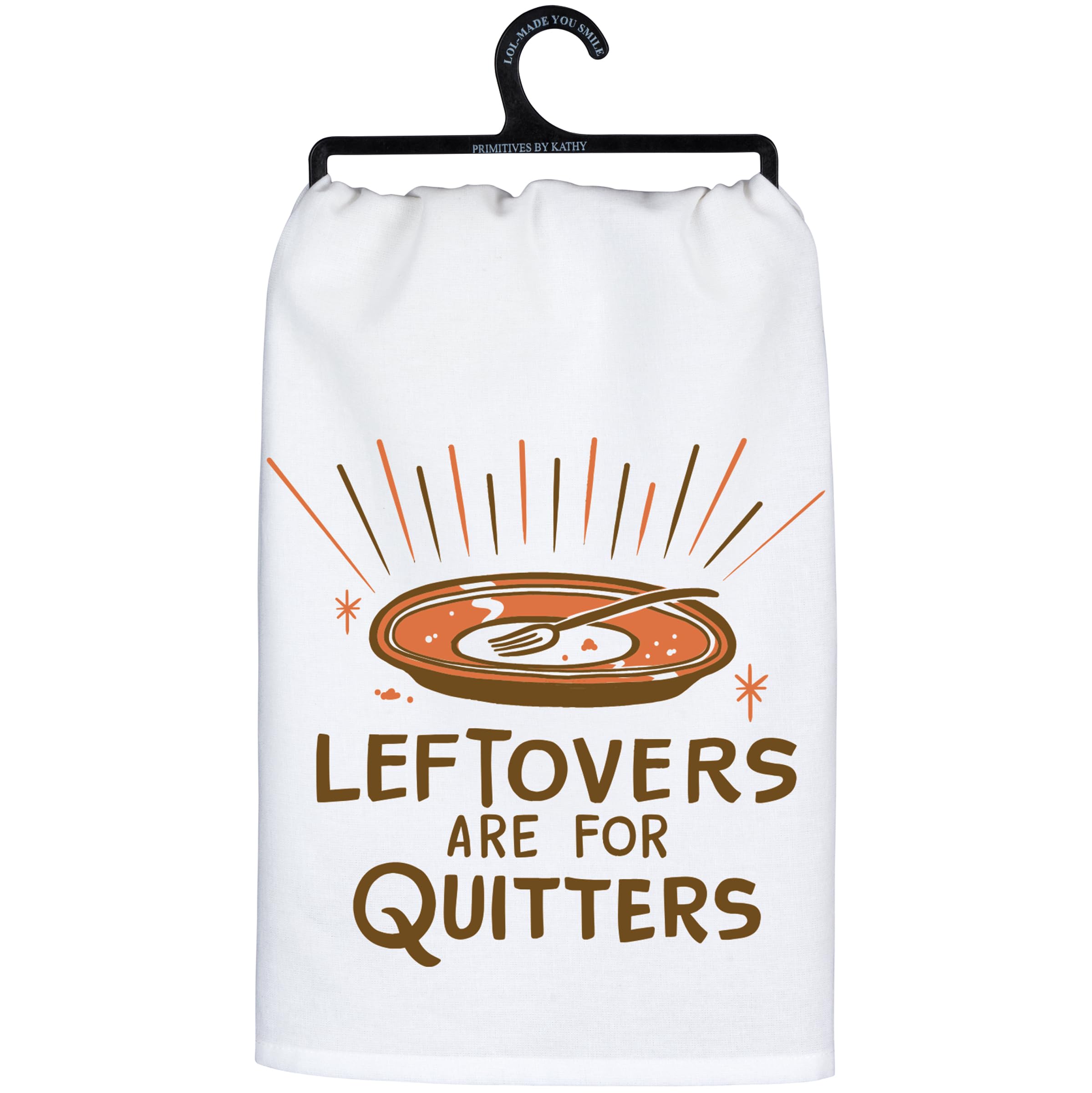 Toalla de cocina Leftovers de algodón de alta absorción para mantener tus manos y vajilla secas