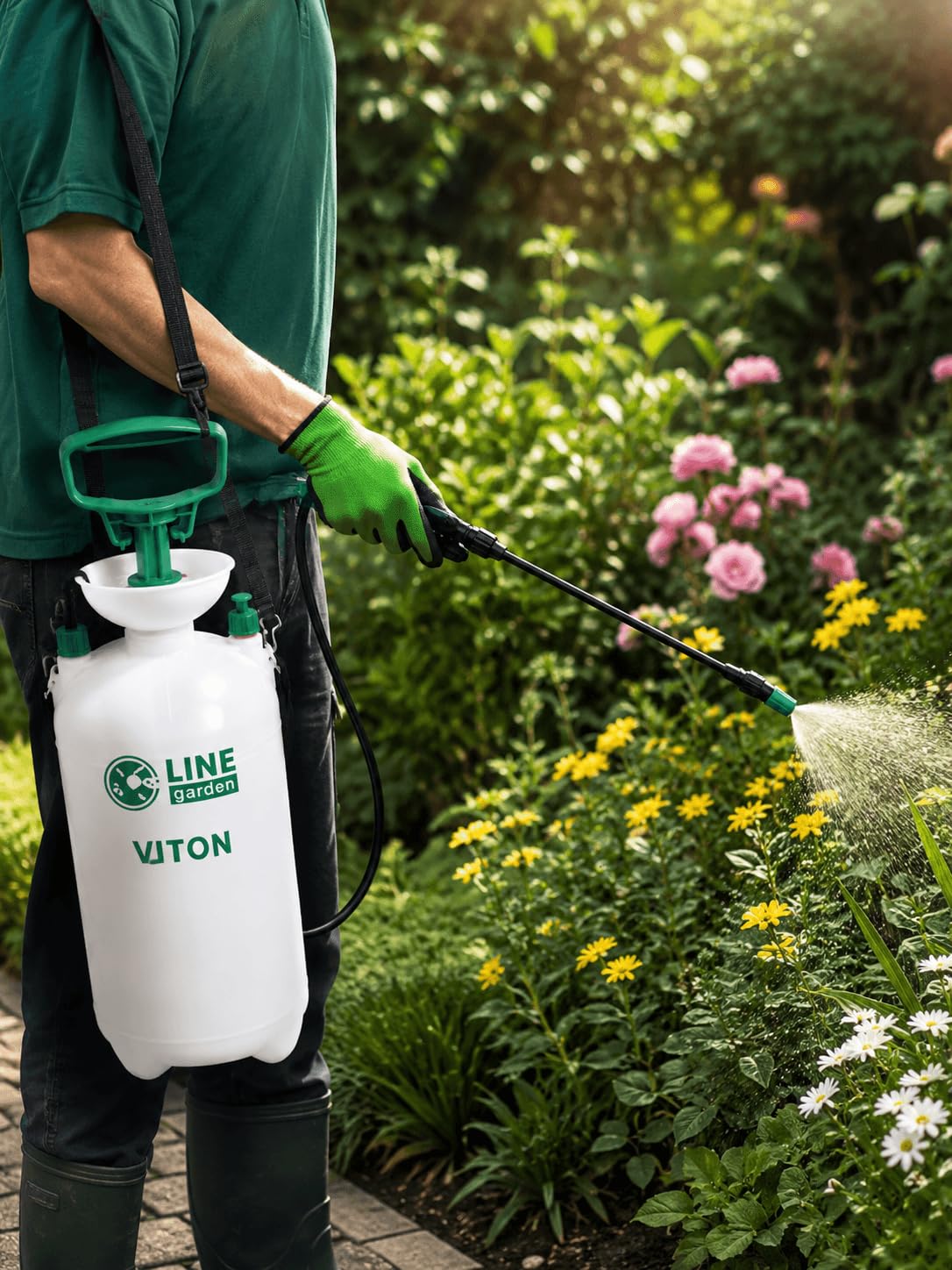 Pompa a Pressione Sprayer-5 da 5L 8L 12L 16L per Giardino e Irrigazione (12, Litri)