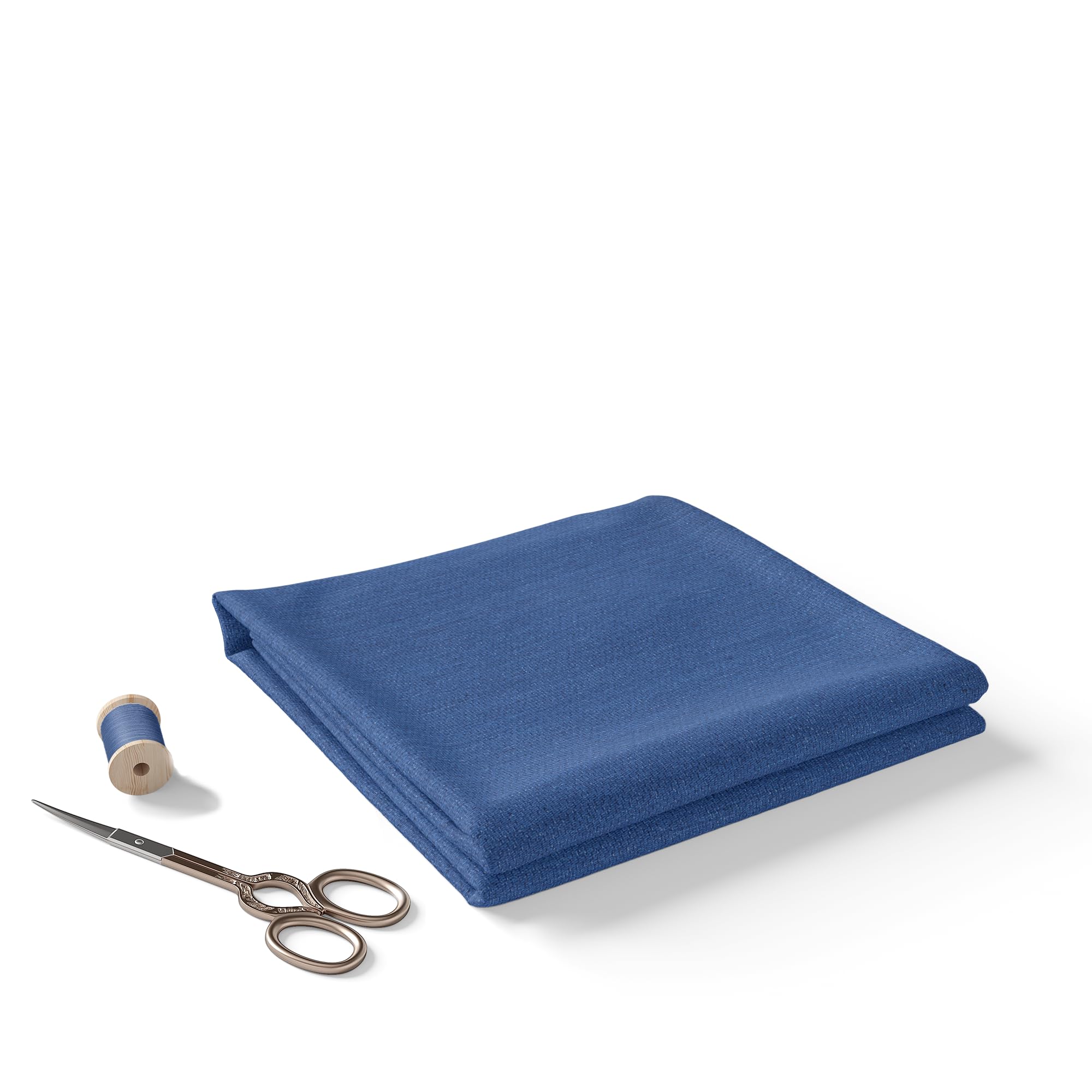 BIGREAMS Royal Blue 97% Cotton 3% Lycra Denim Fabric for Men's Pants, 70" Wide, 1.25 Meter