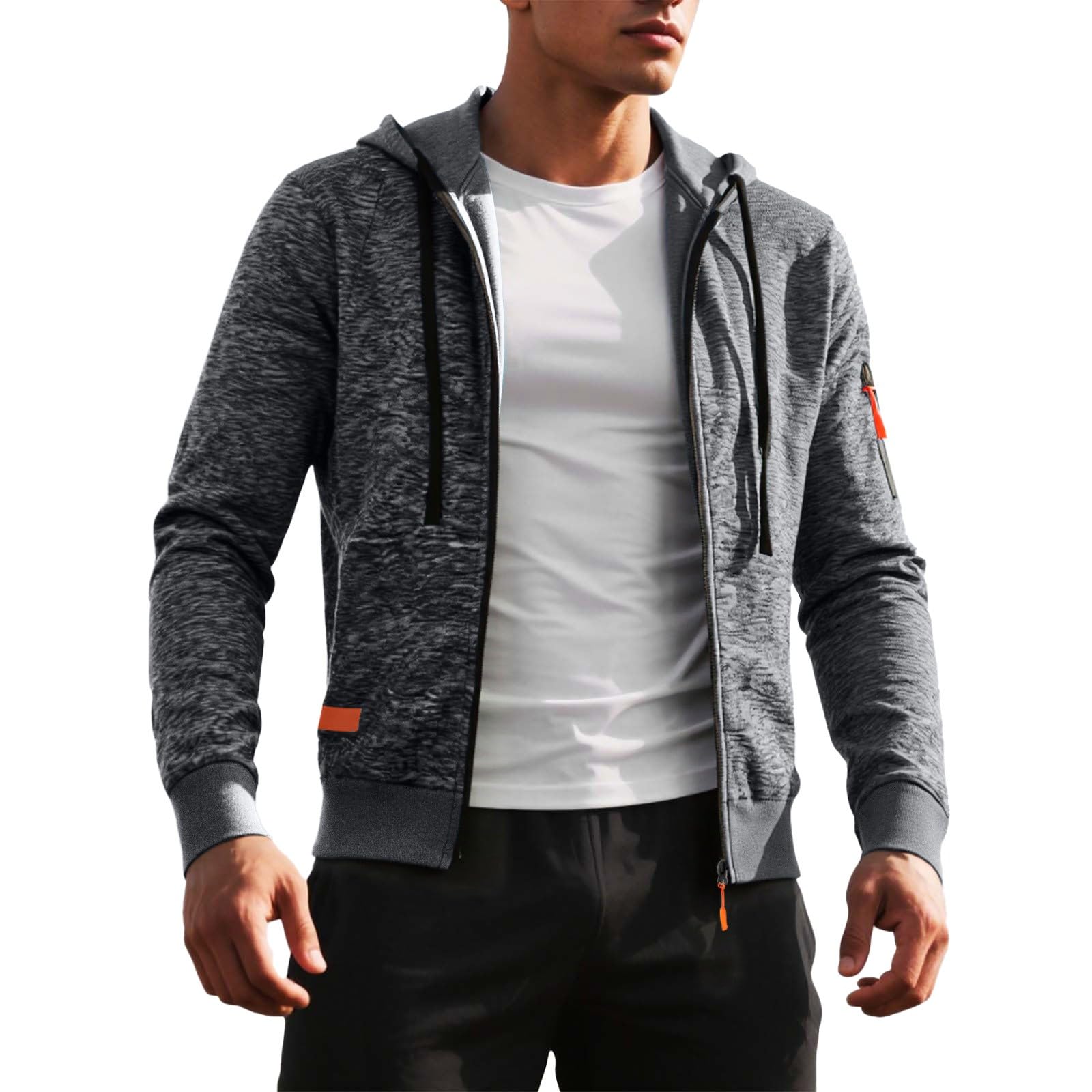 Pull manches longues homme coupe ample pour silhouette forte - 7