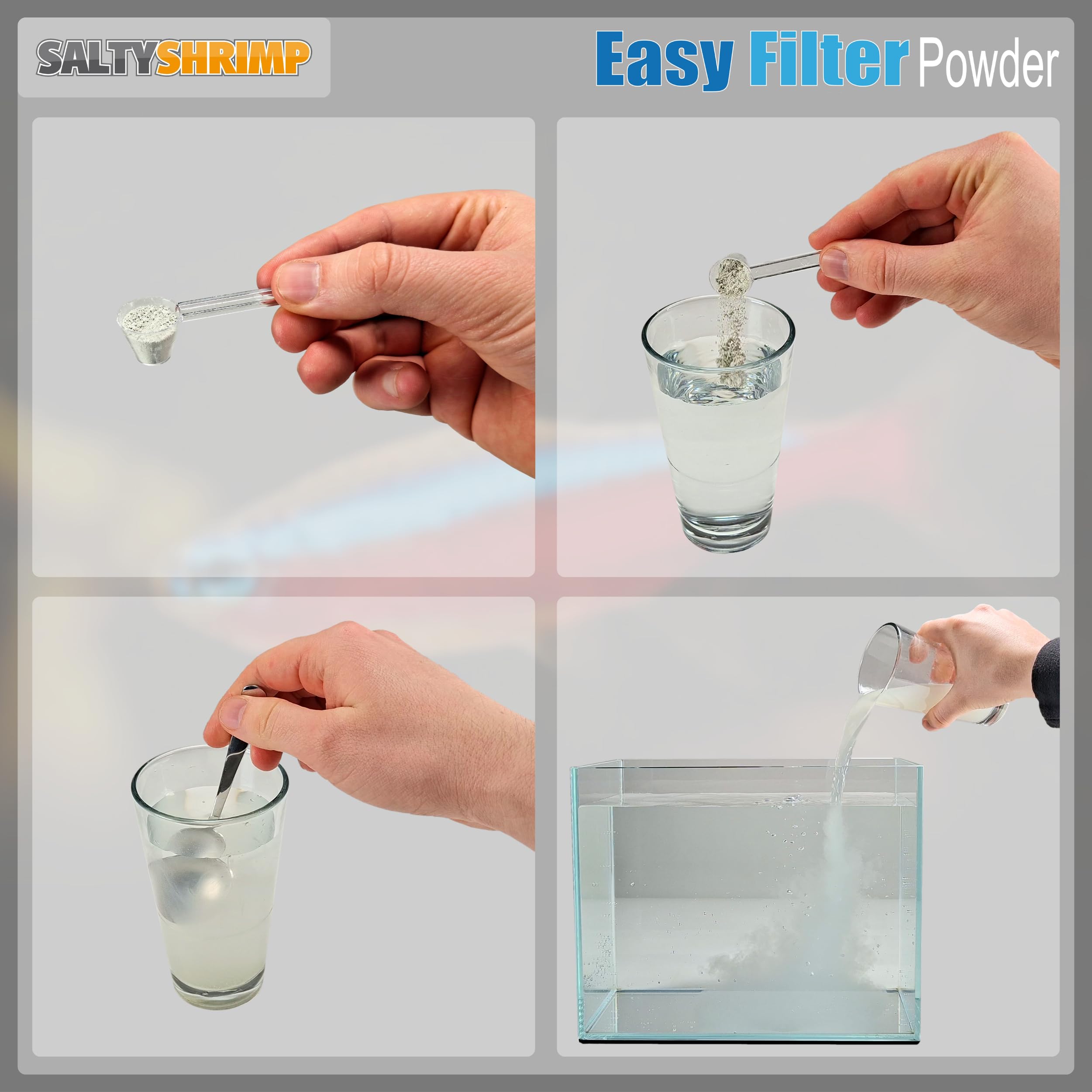 Easy Filter Powder | 120g – flüssiges Filtermedium. Entfernt schädliche Stoffe wie Chlor, Pestizide, Chemikalien, Schwermetalle & Medikamentenrückstände