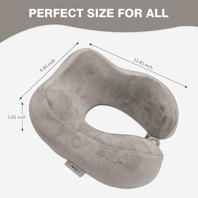 Almohada Viaje Viscoelástica Cuello 360° Soporte miniatura 3