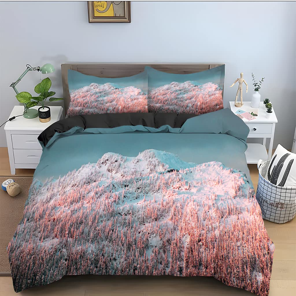 Housse de Couette 160x200 Chien Rose pour Chambre Enfant Douce