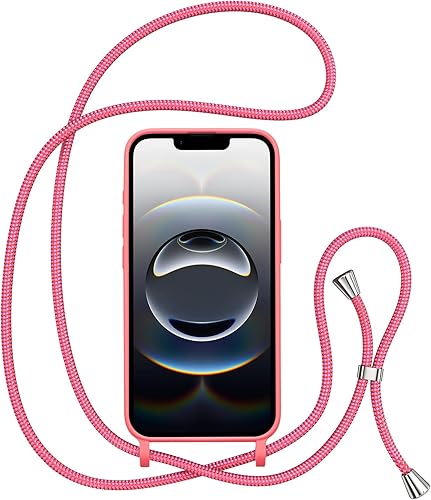 Miniatura 308 de ZTOFERA Funda para iPhone 13 Pro con correa, funda cruzada para teléfono con cordón ajustable para el cuello para el hombro, silicona suave a prueba