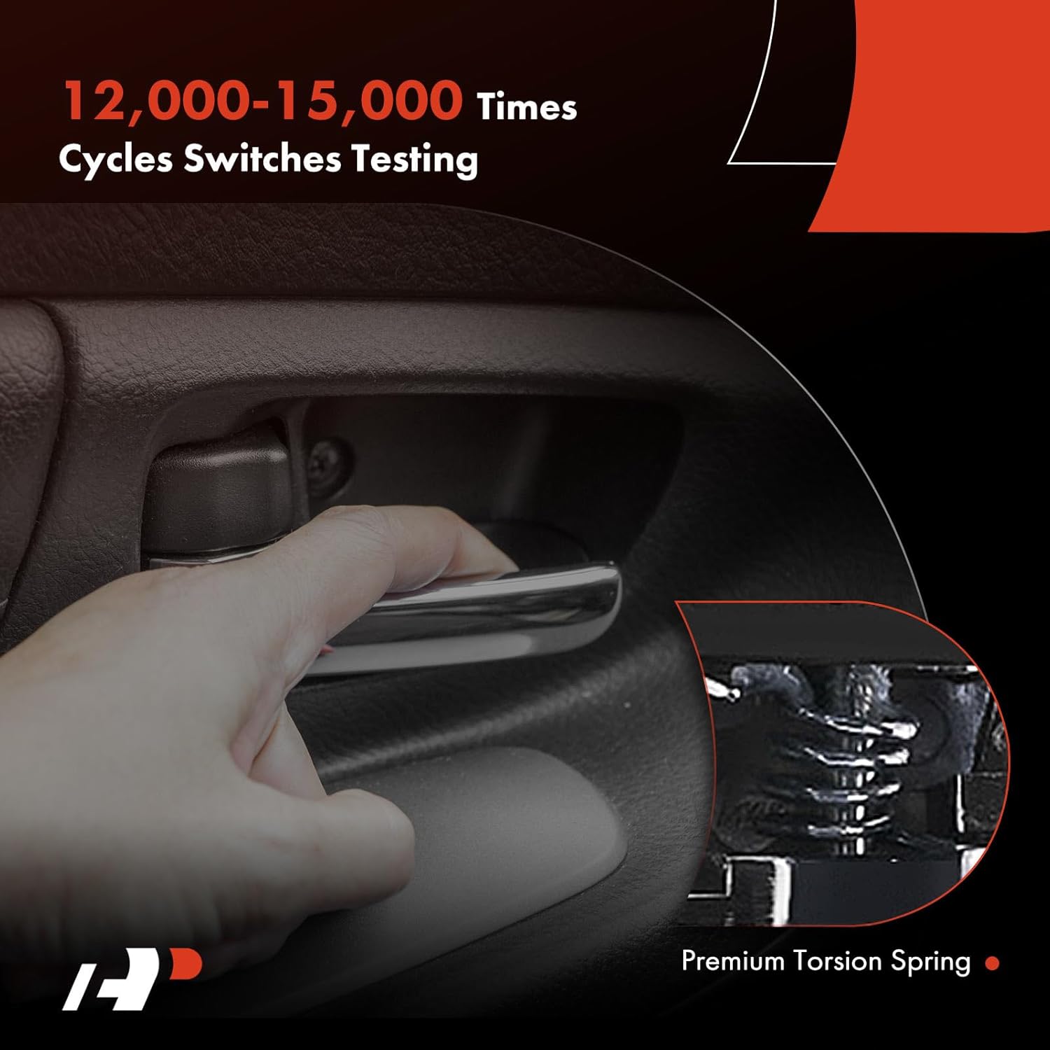 A-Premium Front or Rear Right Passenger Side Interior Door Handle Compatible with Kia Sportage 2005-2010