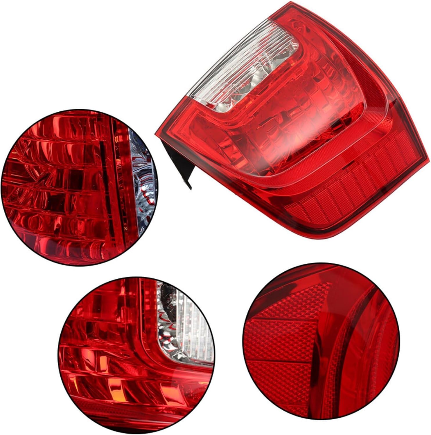 Tail Light Left Side Outer Replacement for Edge 2011-2014 Rear Brake Lamp BT4Z13405B