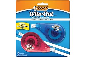 School Supplies: BIC Wite-Out Brand EZ Correct EZ Correction Tape (2-Pack, 39.3 Feet Each)