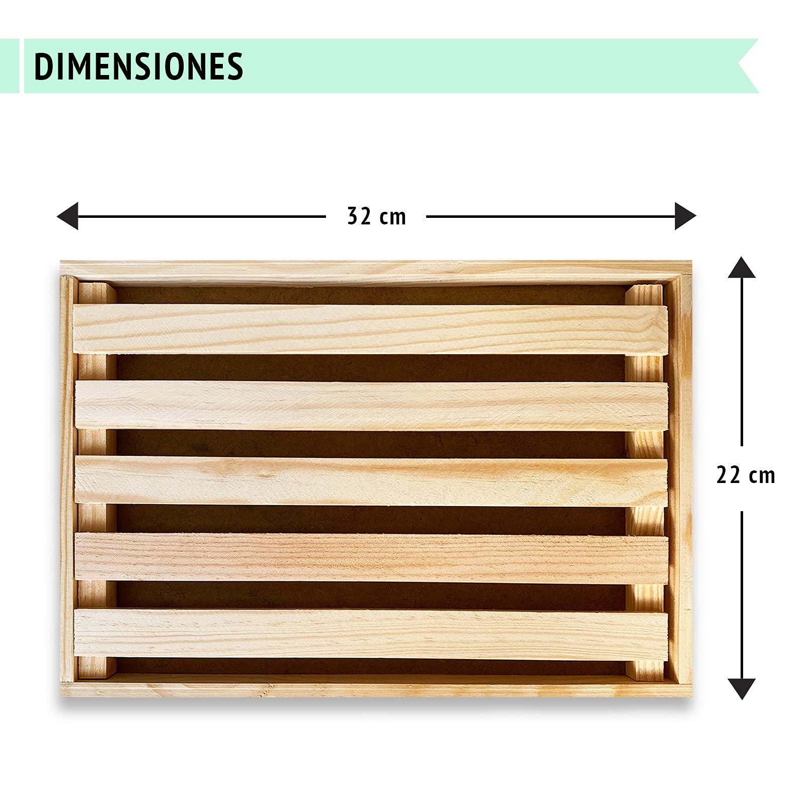 Tagliere per pane con raccogli briciole, tagliere in legno per tagliare il pane con griglia rimovibile per raccogliere briciole di pane, realizzato in legno 32 x 22 x 2 cm, tagliere per pane raccogli
