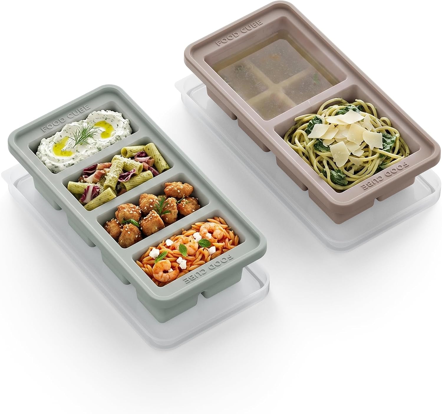 GENICOOK Borosilicate Glass Small Baby-Size Meal and Food Storage Containers, Round Shape - 12 pc Set (6 Containers - 6 Matching Lids) image 5