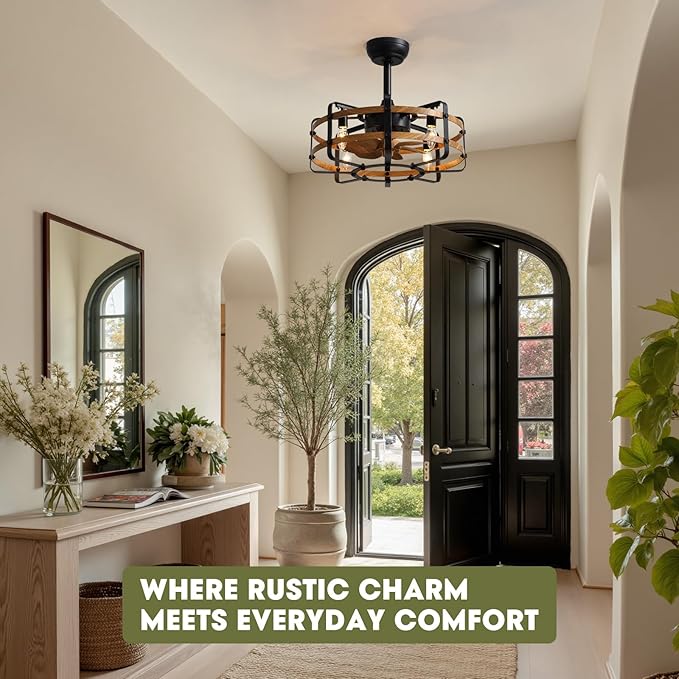 Ventilador de Techo 21 Pulgadas Con Luz y Control Remoto miniatura 9