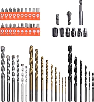 BLACK+DECKER 50 Pc. Mixed Drill and Screwdriver Bit Set, A7188-XJ