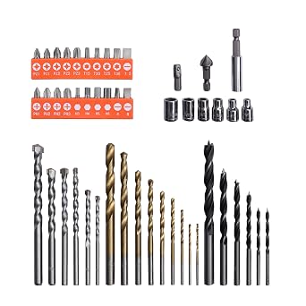 Black + Decker A7188 Drill and Screwdriver Bit Set 50-Piece
