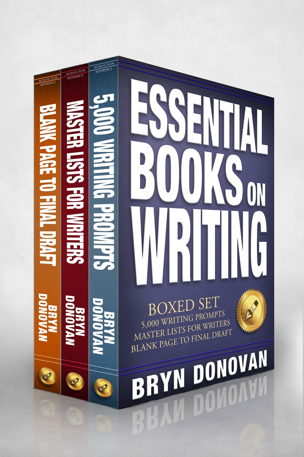The Essential Books on Writing Boxed Set: 5,000 Writing Prompts, Master Lists for Writers, and Blank Page to Final Draft