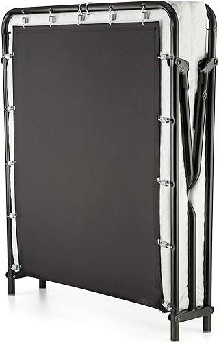 Miniatura 3 de Catre plegable para invitados, con colchón de espuma viscoelástica, compacto, portátil y ligero, con colchón de espuma viscoelástica gruesa para