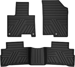 Floor Mats Fit for 2023-2026 Kia Sportage Gasoline/Hybrid - Custom Fit Waterproof Anti-Slip All Weather Protection 1st & 2nd Row Floor Liners Car Mats for Sportage Accessories, Black