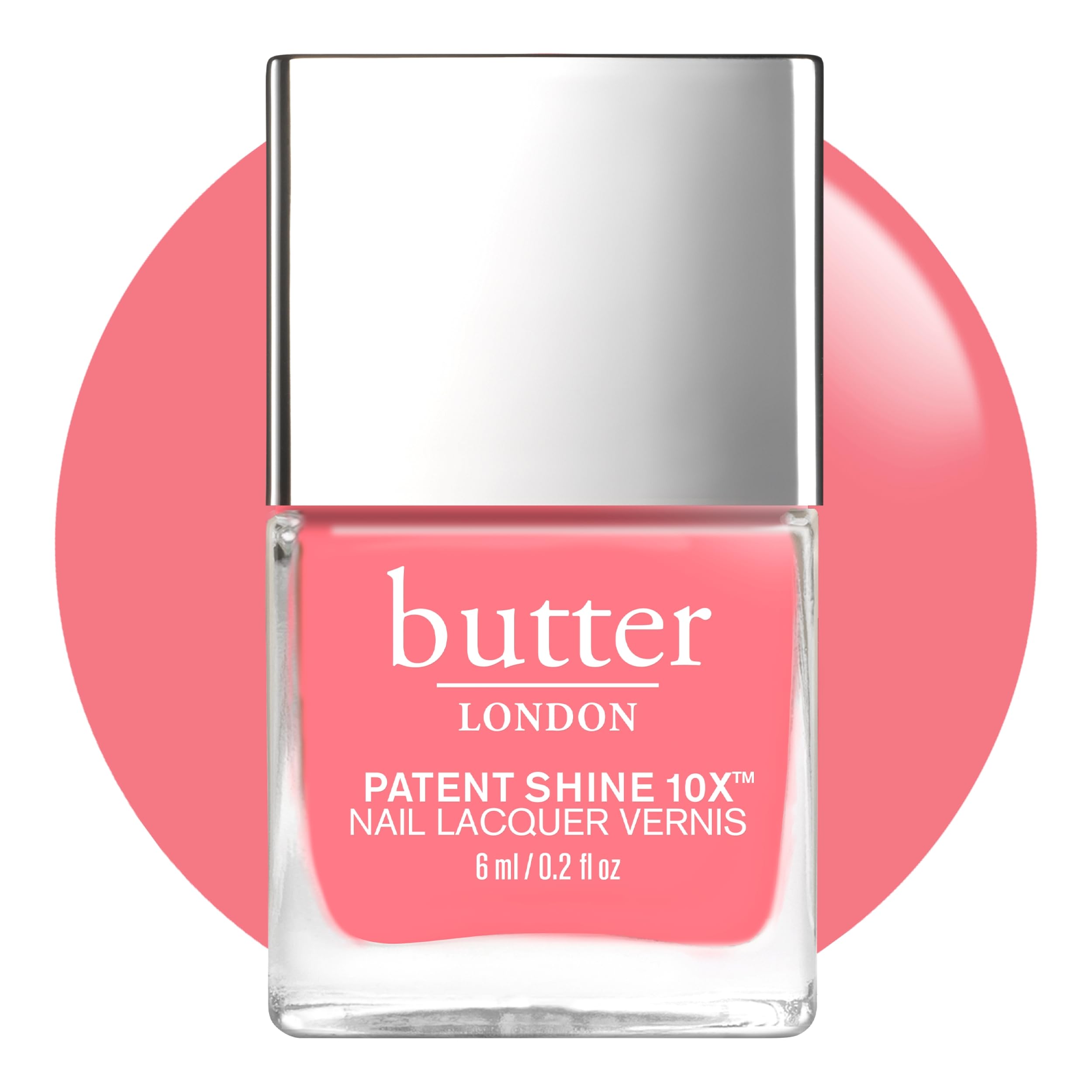 butter LONDON Patent Shine 10X Nail Lacquer Polish - Gel-Like Finish Chip-Resistant Nail Lacquer Helps Protect Strengthens Nails