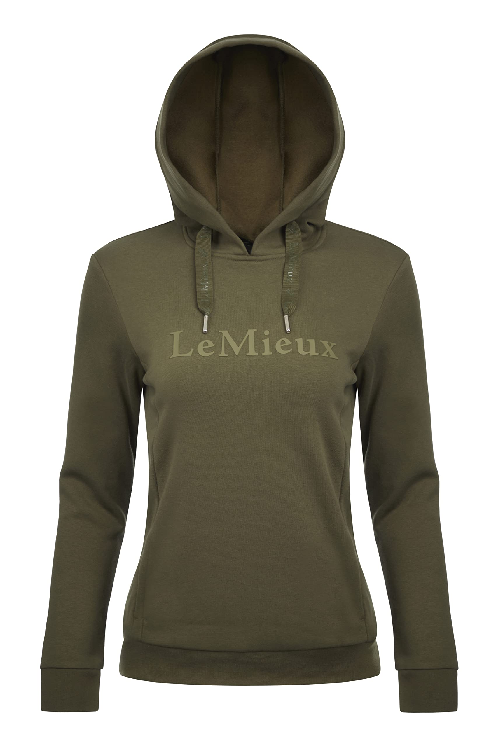 LeMieuxEmma Hoodie in Forest - Woman's Plain Hoodie - Long Sleeve Pullover Sweatshirt - Front Pocket - Super Soft