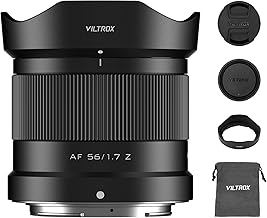 VILTROX 56mm F1.7 f/1.7 AF Lens for Nikon Z Mount, Large Aperture APS-C Auto Focus Prime Lens Compatible with Nikon Z-Moun...