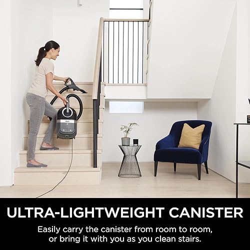 Miniatura 6 de SHARK CV101 Vacío Canister Pet Anti-Alérgeno Sello Completo Sello Suave Deslizamiento Ruedas Sin Bolsa con Cable