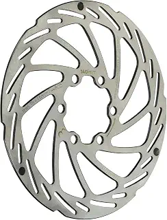 BBB(ビービービー) ディスクローター 自転車ブレーキパーツ POWERSTOP(パワーストップ) ディスクブレーキローター ステンレス製 6穴 取付けボルト付属 シルバー