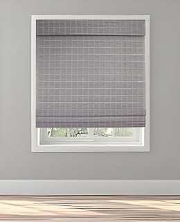 TJ Global Cordless Bamboo Window Blind Sun Shade, Light Filtering Roman ...