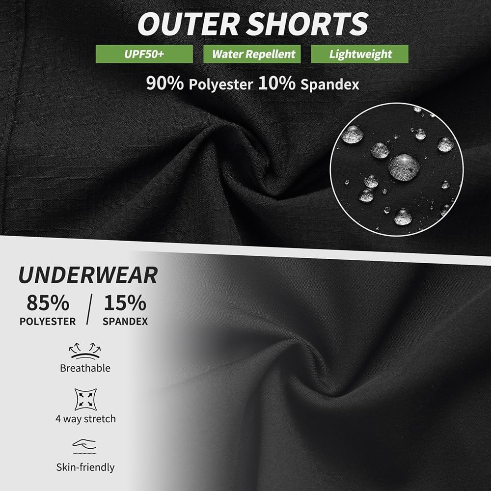 Uomo Pantaloncini da Ciclismo MTB con Gel 4D Traspiranti, Asciugatura Rapida Donna Pantaloncini da Ciclismo Elasticizzati Leggeri Uomo vestibilità Ampia Pantaloncino Cargo