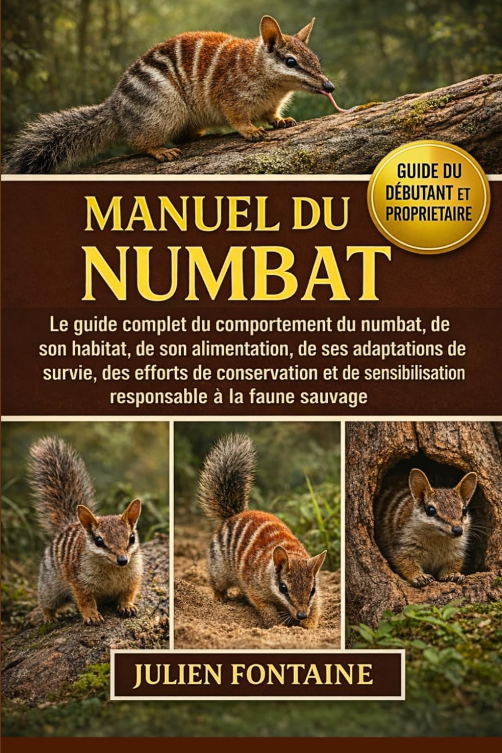 MANUEL DU NUMBAT: Le guide complet du comportement du numbat, de son habitat, de son alimentation, de ses adaptations de survie, des efforts de ... responsable à la faune sauvage