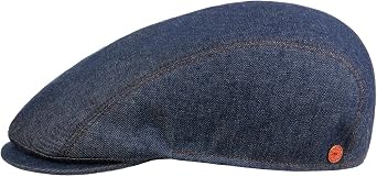 Mayser Denim Flat Cap Men - Made in The EU