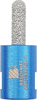 Diamond Mortar Raking Bit - BRSCHNITT for Mortar Raking Tuck Pointing Granite Marble Concrete Masonry Stone Removals Vacuum Brazed Bit with 5/8-11 Thread (5/16 Inch x 1 Inch)