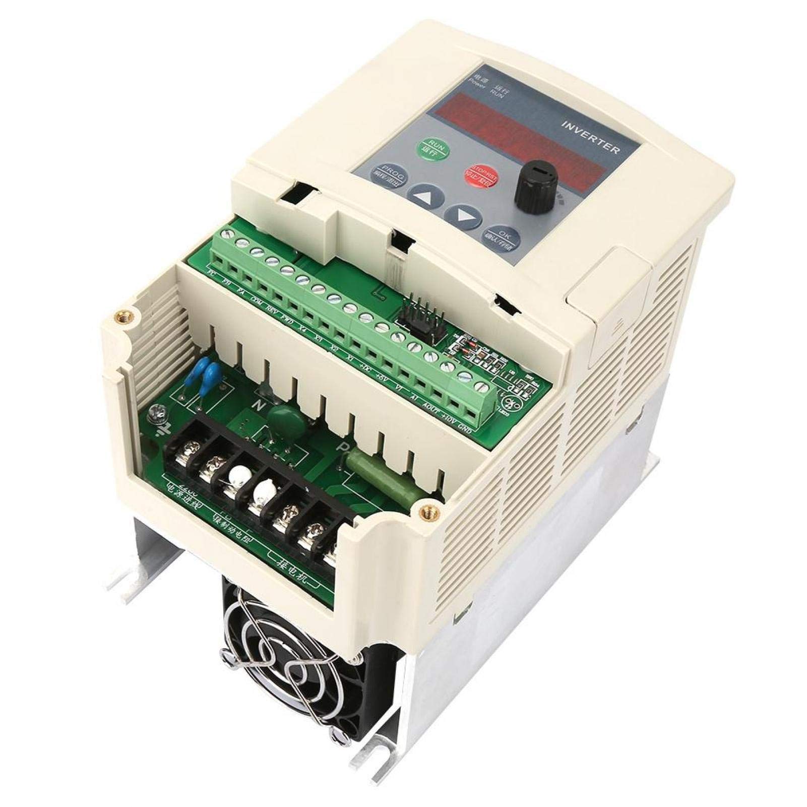 Frequenzumrichter 220V 2.2KW Einphaseneingang und Dreiphasenausgang Universeller Mini-Frequenzumrichter Industrielle Steuerungen