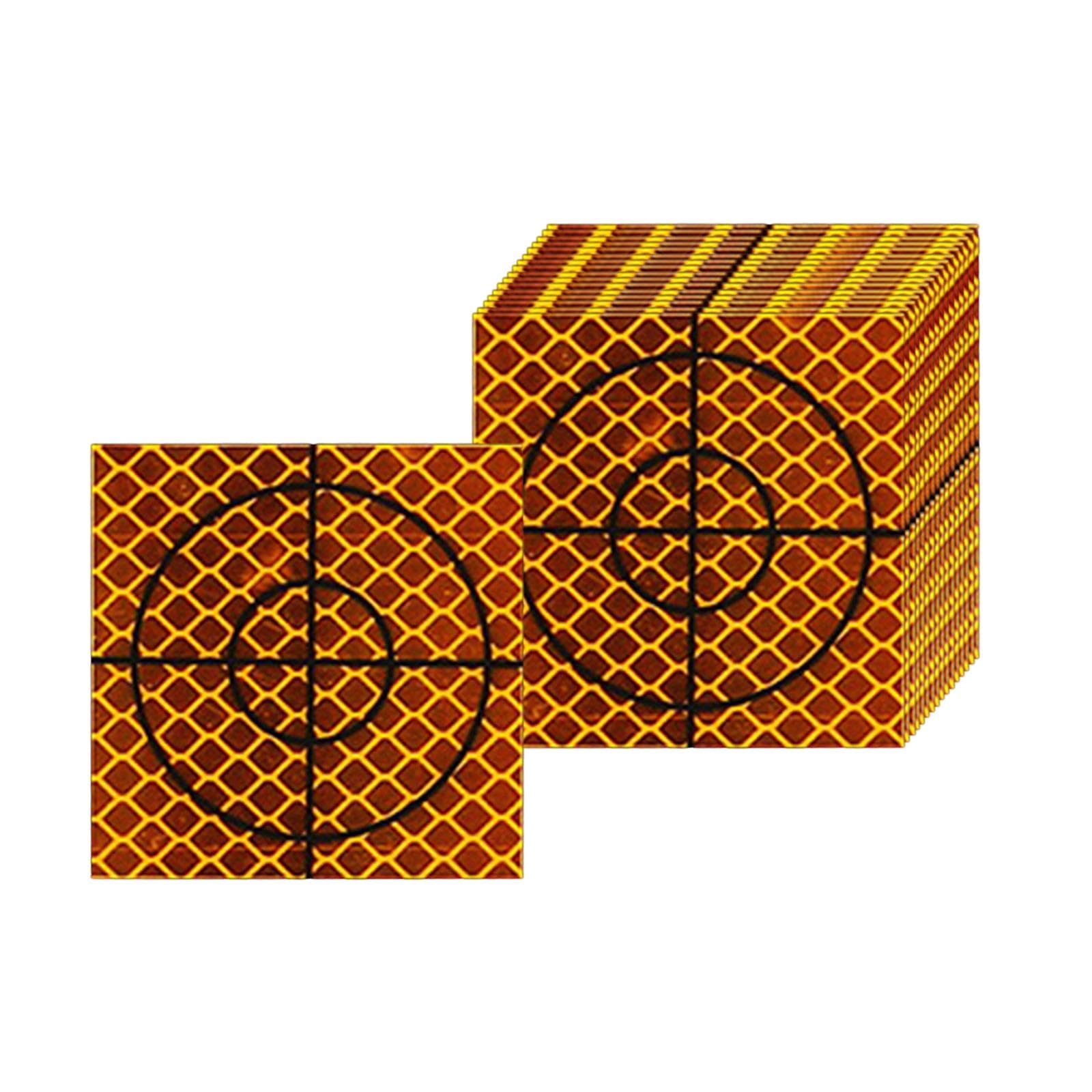 100Pcs Reflective Tape Survey Targets for Ship Inspection Bridge Engineering 40X40mm-image-30