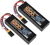 Vista 3 de Batería Lipo 2S 7.4V 5200mAh 35C W XT60 Plug + Adaptador 2-Cell (2) Compatible con Traxxas Slash 4x4 4WD 2WD Stampede Rustler E-Revo E-Maxx Spartan
