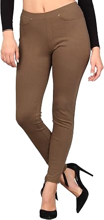 Lildy Womens Denim Jeggings, Stretchable Cotton Blend