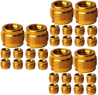 Milisten 30 Peças Adaptador De Microfone Suporte De Rosca Acessórios De Câmera Adaptador De Suporte De Lança Para Microfone Adaptador De Braço De Microfone De Baixo Perfil Para Suporte De