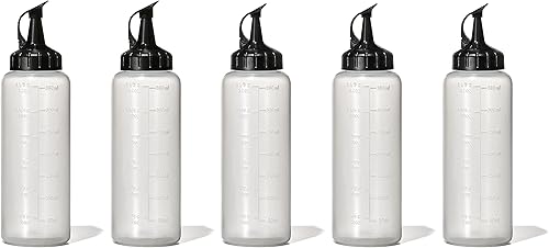 OXO Good Grips Botella de exprimir para chef de tamaño mediano - Paquete de 5