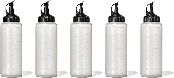 OXO Good Grips Chef's Squeeze Bottle Medium - 5 Pack by OXO