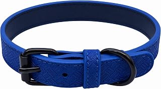 PU Leather Dog Collar, Adjustable Metal Buckle, Durable Pet Collar | Stylish PU leather dog collar with durable metal buckle, adjustable fit, soft lining, and comfortable everyday wear for dogs.