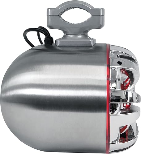 Miniatura 6 de Rockville Par WB65KLS Plata 6.5" Wakeboard LED Tower Altavoces, 300W Peak150W RMS, 4 ohmios, impermeable, iluminación LED multicolor, giro de 360