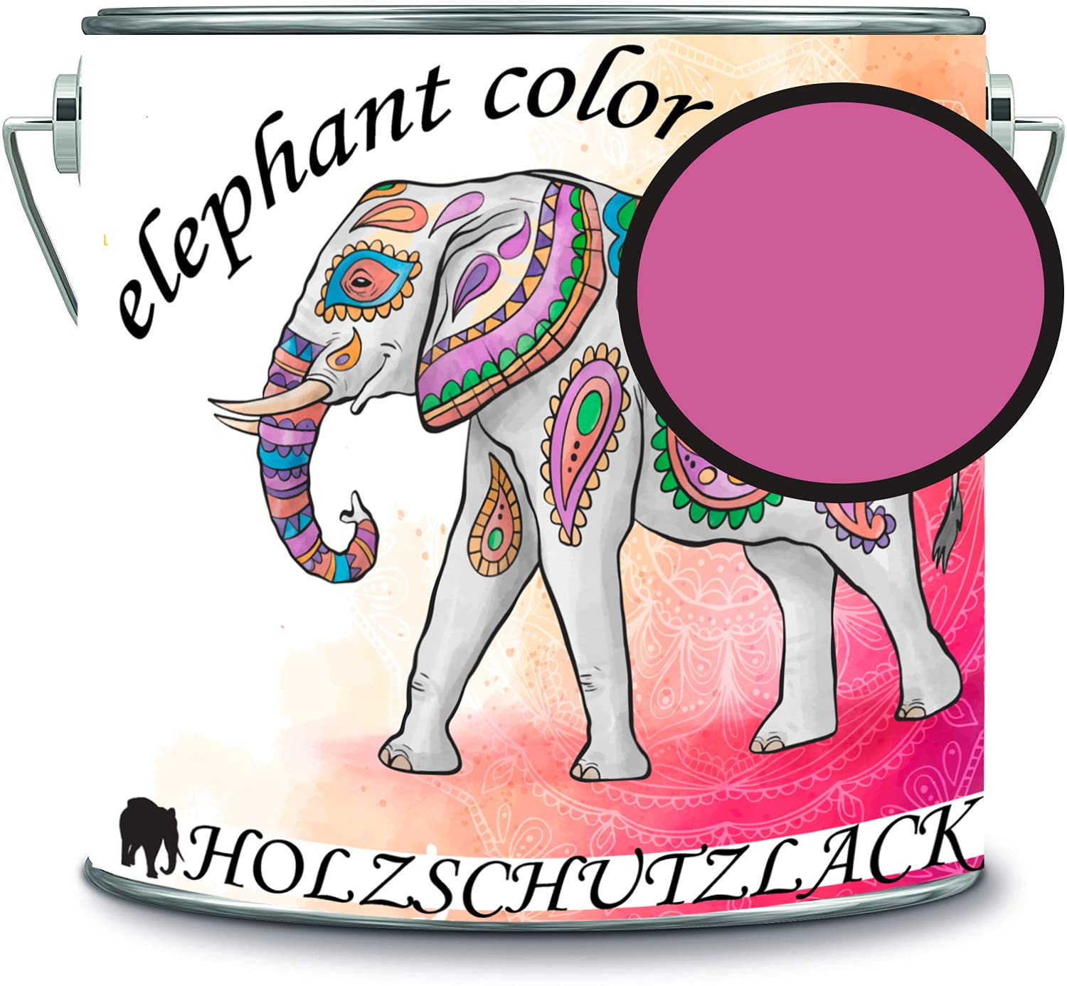 Barniz protector para madera, resistente a la intemperie, protección de larga duración, protección contra la intemperie, color RAL 4010, telemagenta, color elephant