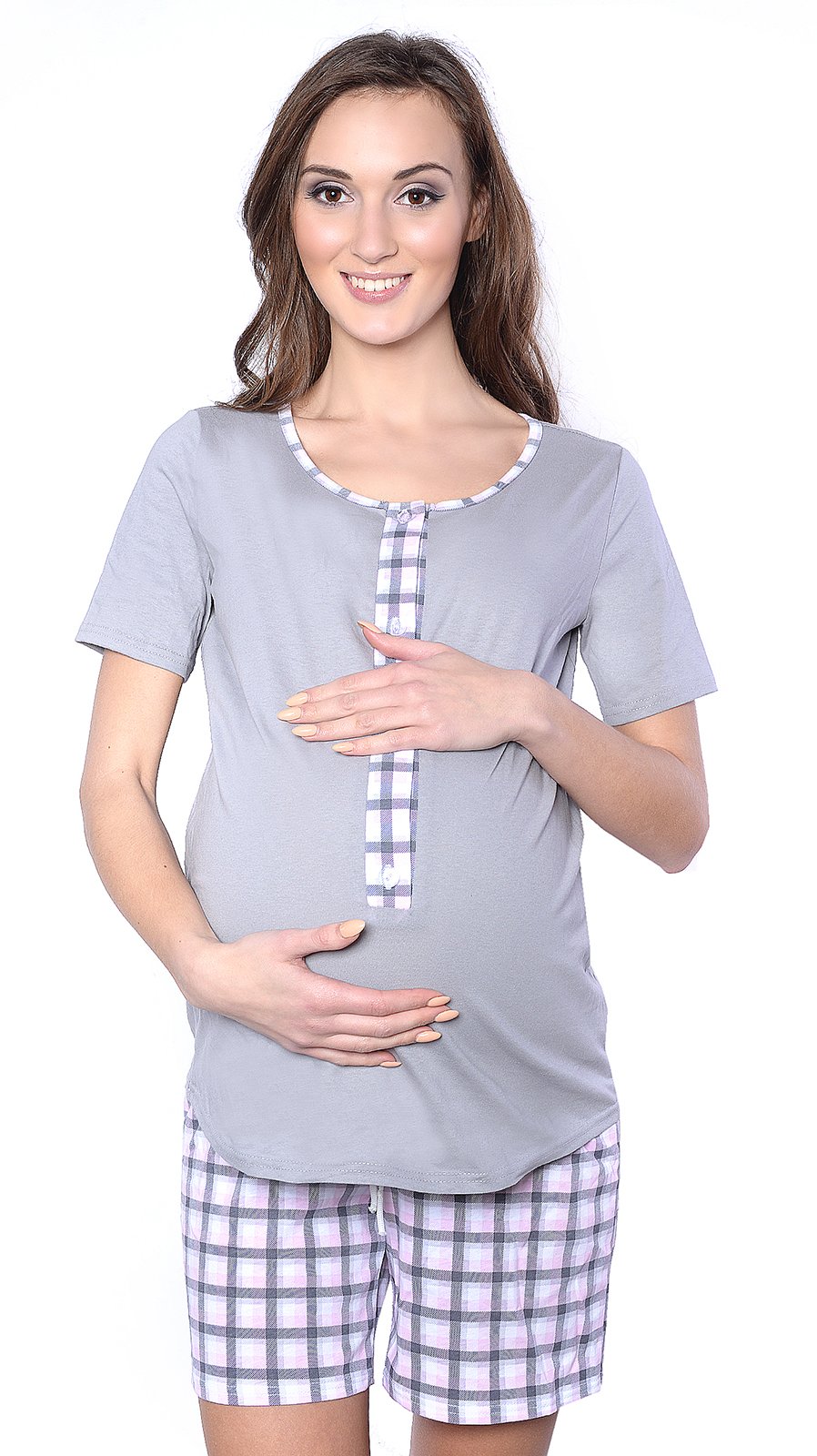 MijaCulture Mija - 3 in 1 Stillpyjama/Stillschlafanzug/Umstandspyjama/Pyjama 4030