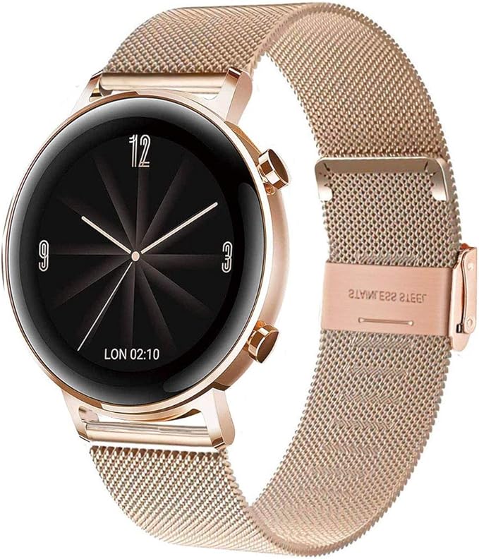WATORY Armband kompatibel mit Huawei Watch GT 2 42mm, 20mm Mesh Gewebte  Edelstahl Armband Metall Uhrenarmband Business Ersatzband für Huawei Watch  GT3 42mm/ Honor MagicWatch 2 42mm, Roségold: Amazon.de: Elektronik \u0026 Foto