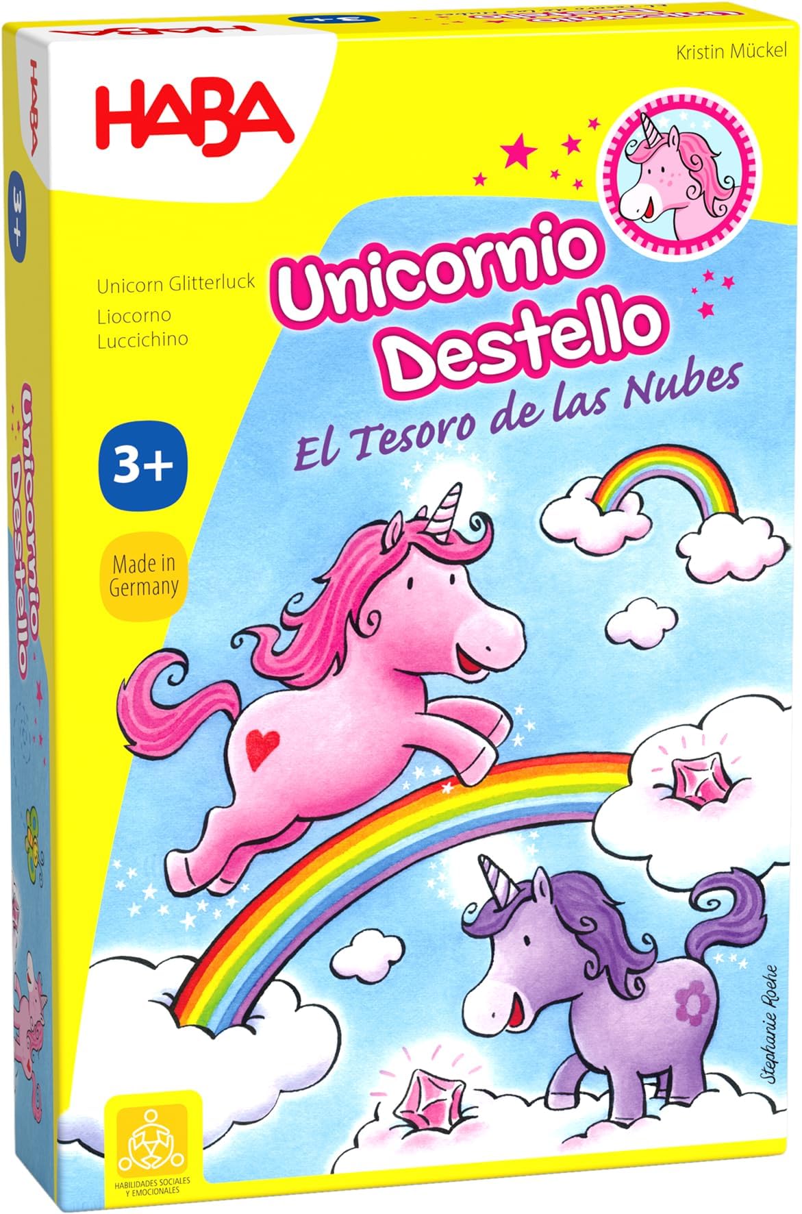 Haba - Unicorn Blitz The Treasure of Clouds, 2 Players (301771)